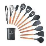 Conjunto de utensílio de cozinha em silicone- 12 Peças